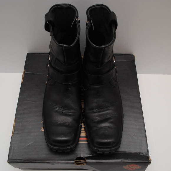 Harley Davidson Charleston Leather Boots D94232 Black Men's US 11.5 - Picture 16 of 16
